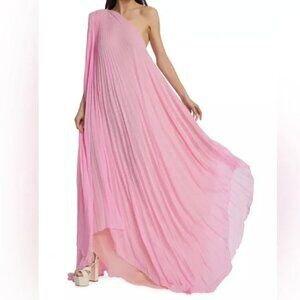 Michael Costello Collection Sophia Asymmetric One-Shoulder Gown